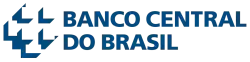 Logo Banco Central do Brasil na cor negativa.
